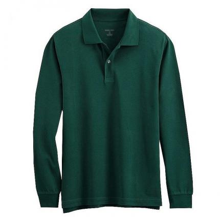 【定制】翻領(lǐng)長(zhǎng)袖秋裝T恤衫加工定制，保羅服裝提供
